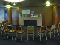 View of one
the Art Deco Lounges aboard the Artship