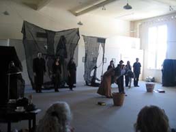 Curtain call at the end of the show