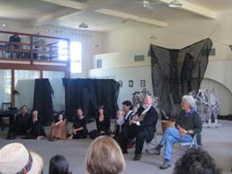 View of the audience and space