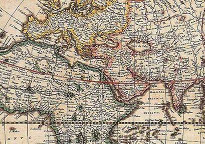 An ancient political map of Europe