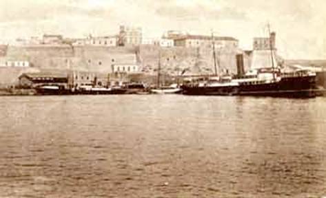 Port on the Mediterranean