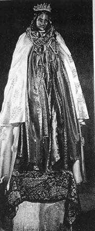 Religious statue of Mary