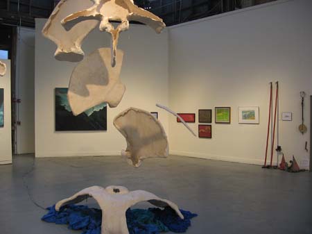 View of the Artship Exhibition The Sea at SomArts